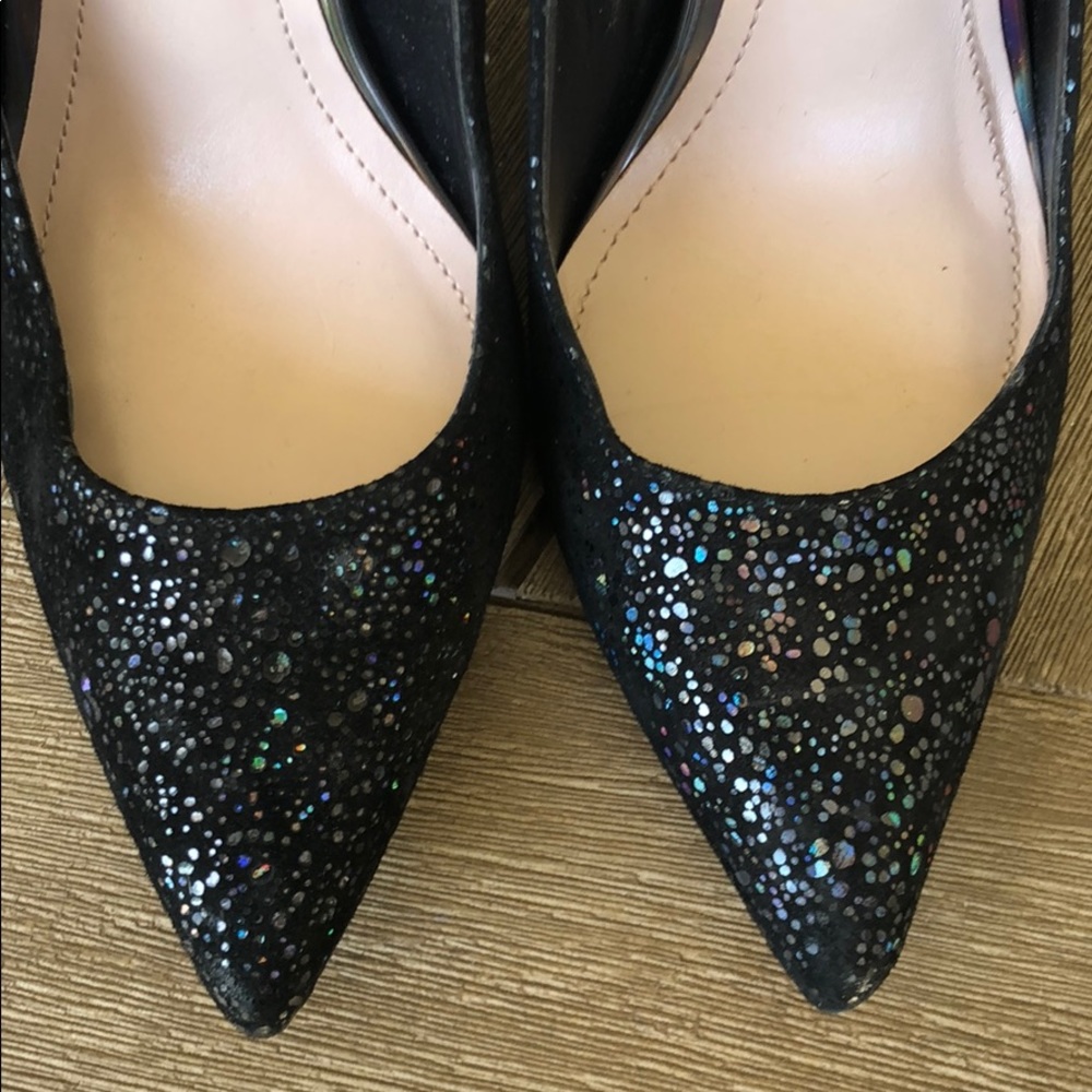 (Sold) Vince Camuto Harty Heels Black Iridescent - Picture 7 of 8